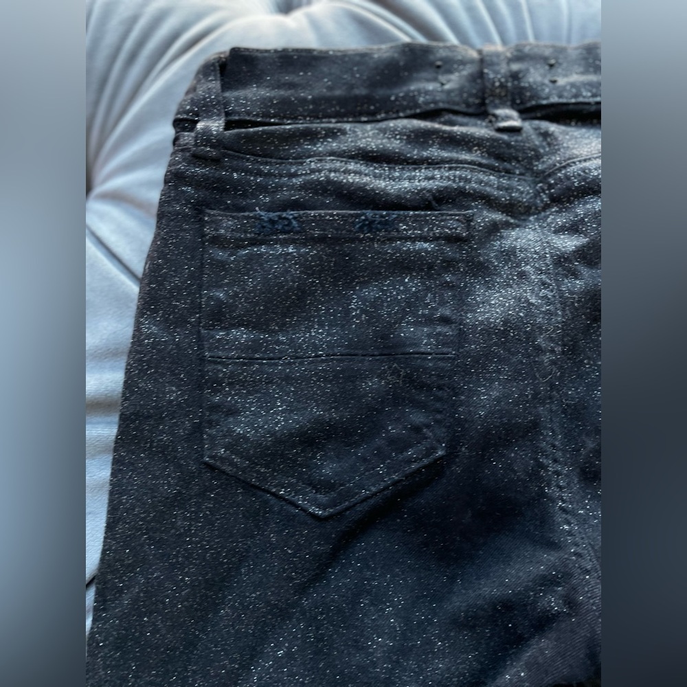 Amiri Women's Black Glitter Thrasher Jeans | Closet Label #120.) - Picture 8 of 16